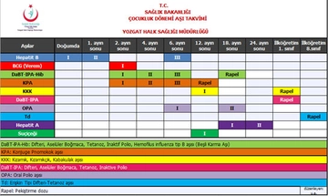 Aşı Takvimi Özellikleri ve Faydaları Nelerdir?